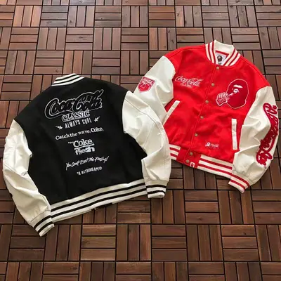 ¥~278 BAPE & COCACOLA JACKET 55010904 (im 180CM 68KG iwear size M in the photo)