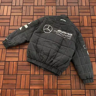 ¥419 🔥DI🔥AS & MERCEDES AMG F1 & BAD BUNNY COTTON JACKET 88010918 (im 176CM 58KG iwear size S in th