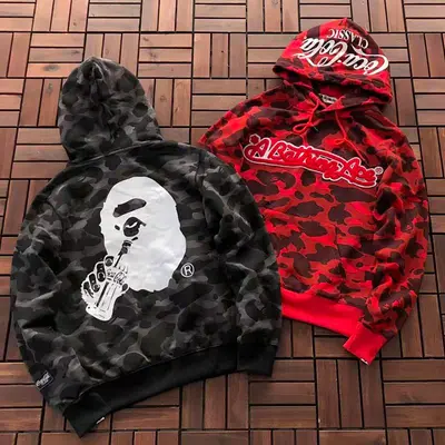 ¥~165 BAPE HOODIE FLEECE 55010901 (im 176CM 58KG iwear size M in the photo)