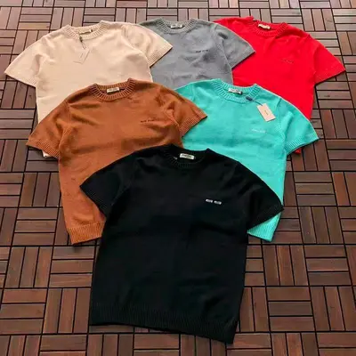 ¥~115 M🔥U M🔥U T-SHIRT SWEATER 77010936 (im 176CM 58KG iwear size L in the photo)