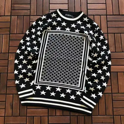 ¥~149 BALMAIN SWEATER 77010932 (im 176CM 58KG iwear size 2XL in the photo)