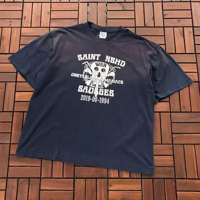 ￥~99 SAINT MICHAEL & NEIGHBORHOOD T-SHIRT 77011147 (im 176CM 58KG iwear size M in the photo)