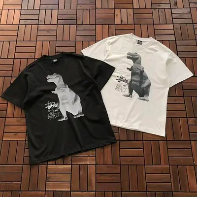 ￥~79 ST🔥S🔥Y T-SHIRT 77011266 (im 185CM 70KG iwear size M in the photo)