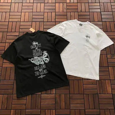 ￥~79 ST🔥S🔥Y T-SHIRT 77011263 (im 185CM 70KGG iwear size M in the photo)