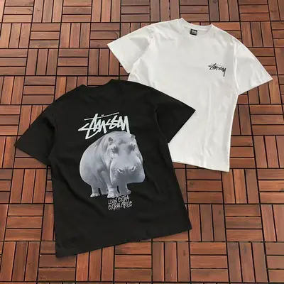 ￥~79 ST🔥S🔥Y T-SHIRT 77011251 (im 185CM 70KG iwear size M in the photo)