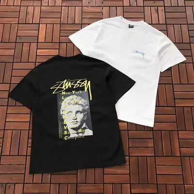 ￥~79 ST🔥S🔥Y T-SHIRT 77011250 (im 185CM 70KG iwear size M in the photo)