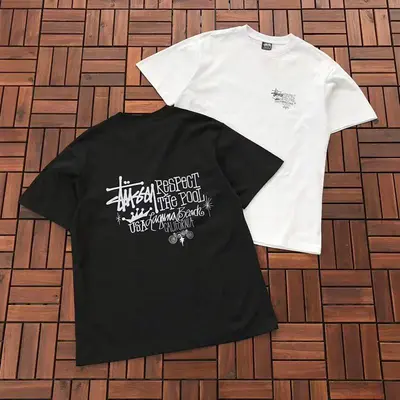 ￥~79 ST🔥S🔥Y T-SHIRT 77011249 (im 185CM 70KG iwear size M in the photo)