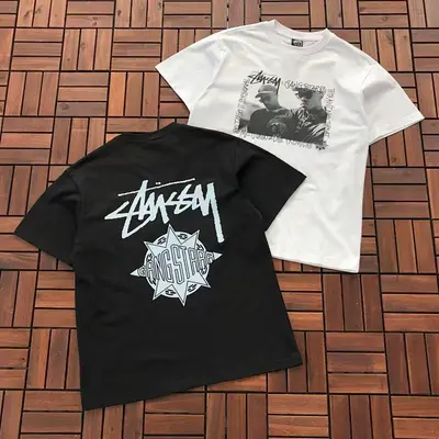￥~79 ST🔥S🔥Y T-SHIRT 77011247 (im 185CM 70KG iwear size M in the photo)
