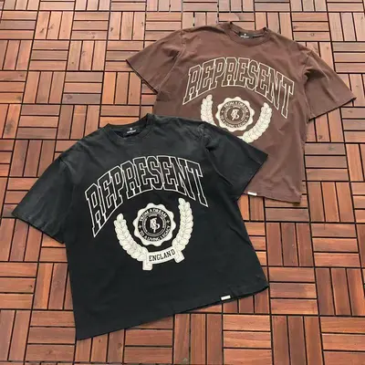 ￥~99 REPRESENT T-SHIRT 77011246 (im 185CM 70KG iwear size M in the photo)