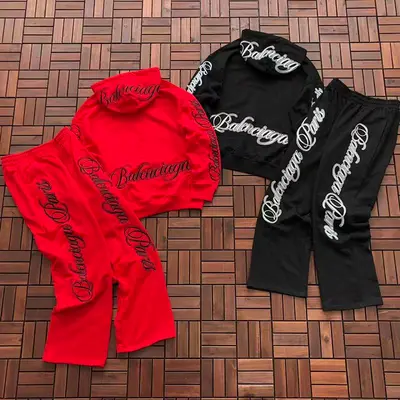 TOP￥~226 PANTS￥~195 B🔥L🔥🔥🔥IA🔥A HOODIE TROUSERS 77011282