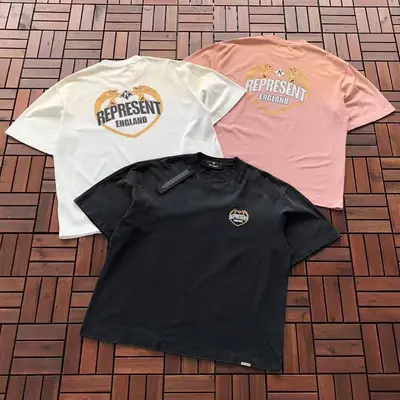 ￥~99 REPRESENT T-SHIRT 77011225 (im 185CM 70KG iwear size M in the photo)