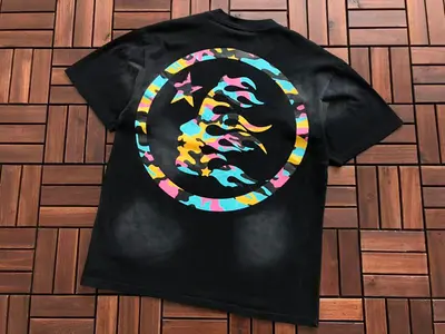 ¥~109 HELLSTAR T-SHIRT 55011312 (im 185CM 70KG iwear size S in the photo)