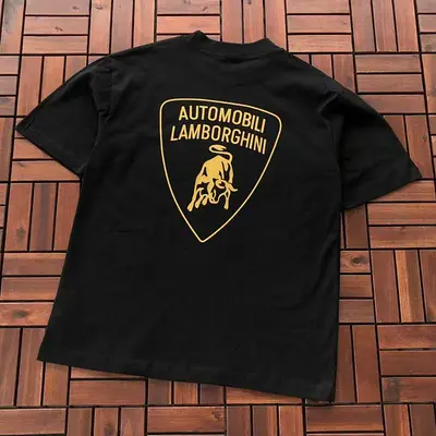 ¥~95 B🔥L🔥🔥🔥IA🔥A & LAMBORGHINI T-SHIRT 77011416 (im 176CM 58KG iwear size S in the photo)