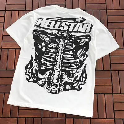 ¥~79 HELLSTAR T-SHIRT 77011693 (im 176CM 58KG iwear size M in the photo)
