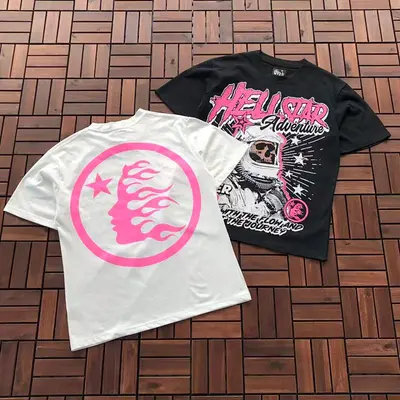 ￥~79 HELLSTAR T-SHIRT 77011642 (im 176CM 58KG iwear size M in the photo)
