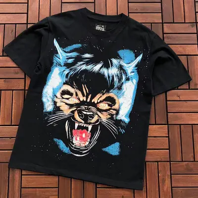 ￥~79 HELLSTAR T-SHIRT 77011607 (im 176CM 58KG iwear size M in the photo)