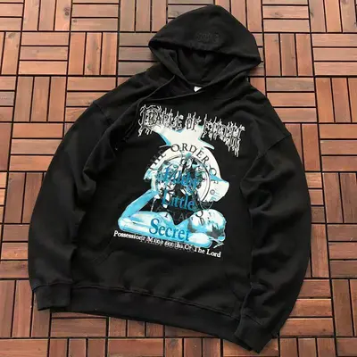 ¥~185 VETEMENTS HOODIE 55011719 (im 185CM 80KG iwear size M in the photo)