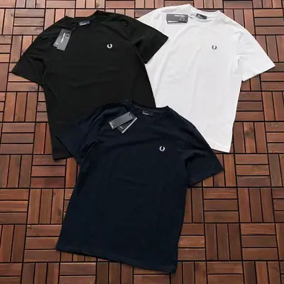¥~86 FRED PERRY T-SHIRT 77011932 (im 176CM 58KG iwear size L in the photo)