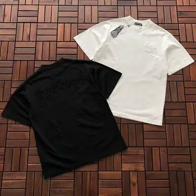￥~139 CH🔥OM🔥 HE🔥RTS T-SHIRT 77012079 (im 176CM 58KG iwear size L in the photo)