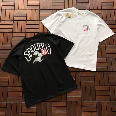 ¥~85 S/DOUBLE T-SHIRT 77012131 (im 176CM 58KG iwear size M in the photo)