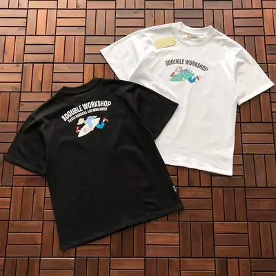 ¥~79 S/DOUBLE T-SHIRT 77012127 (im 176CM 58KG iwear size M in the photo)
