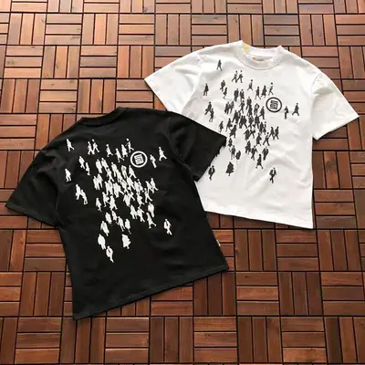 ¥~86 S/DOUBLE T-SHIRT 77012126 (im 176CM 58KG iwear size M in the photo)