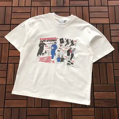 ¥~85 M🔥RT🔥A & UMBRO T-SHIRT 77012240 (im 176CM 58KG iwear size S in the photo)