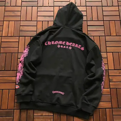 ￥~129 CH🔥OM🔥 HE🔥RTS HOODIE 77012343 (im 176CM 58KG iwear size L in the photo)