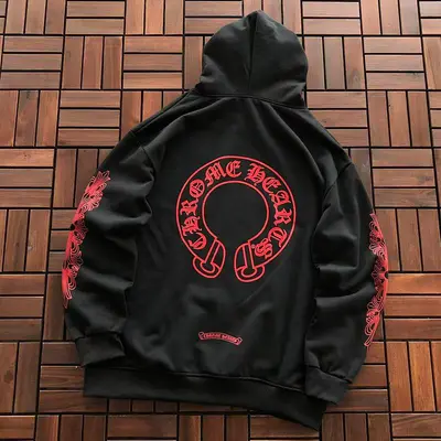 ￥~129 CH🔥OM🔥 HE🔥RTS HOODIE 77012318 (im 180CM 68KG iwear size L in the photo)