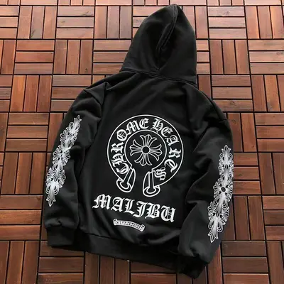 ¥~139 CH🔥OM🔥 HE🔥RTS HOODIE 77012314 (im 180CM 68KG iwear size S in the photo)