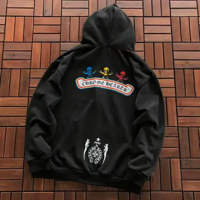 ¥~139 CH🔥OM🔥 HE🔥RTS HOODIE 77012312 (im 180CM 68KG iwear size M in the photo)