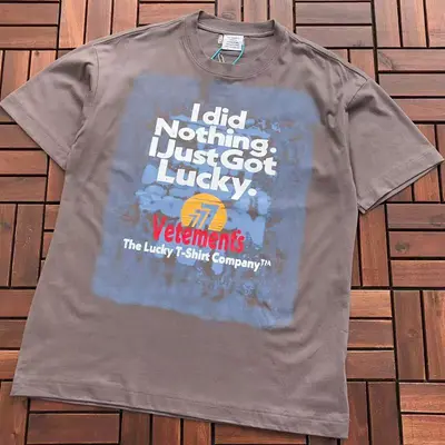 ¥ ~115 VETEMENTS T-SHIRT 66012565 (im 176CM 58KG iwear size S in the photo)