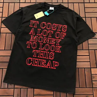 ¥~115 VETEMENTS T-SHIRT 66012531 (im 185CM 80KG iwear size M in the photo)