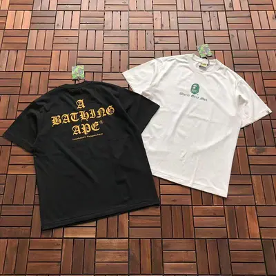 ￥~109 BAPE T-SHIRT 55012630 (im 180CM 68KG iwear size L in the photo)