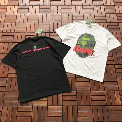 ￥~109 BAPE T-SHIRT 55012629 (im 180CM 68KG iwear size L in the photo)