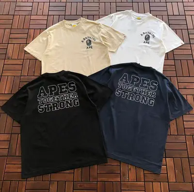 ￥~109 BAPE T-SHIRT 55012628 (im 180CM 68KG iwear size L in the photo)