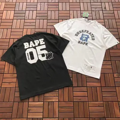 ￥~109 BAPE & UNDEFEATED T-SHIRT 55012624 (im 180CM 68KG iwear size L in the photo)