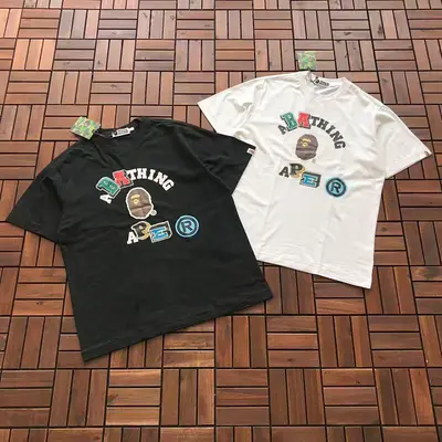 ￥~109 BAPE T-SHIRT 55012623 (im 180CM 68KG iwear size L in the photo)
