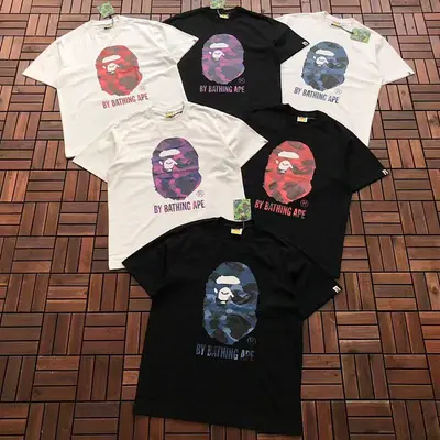 ￥~109 BAPE T-SHIRT 55012621 (im 180CM 68KG iwear size L in the photo)