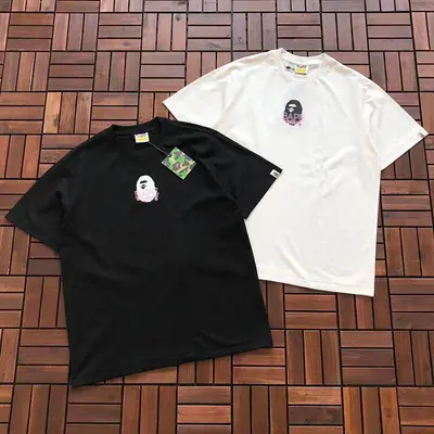 ¥~109 BAPE T-SHIRT 55012615 (im 180CM 68KG iwear size L in the photo)