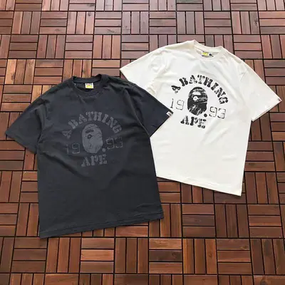 ¥~109 BAPE T-SHIRT 55012614 (im 180CM 68KG iwear size L in the photo)