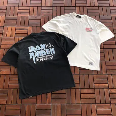 ¥~99 REPRESENT T-SHIRT 77012616 (im 176CM 58KG iwear size M in the photo)