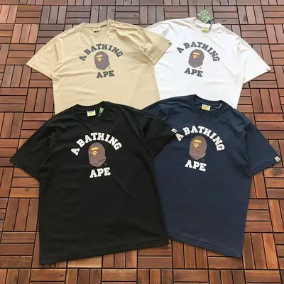 ¥~109 BAPE T-SHIRT 55012608 (im 180CM 68KG iwear size L in the photo)