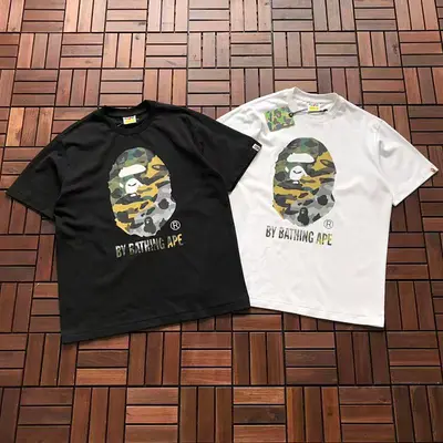 ¥~109 BAPE T-SHIRT 55012618 (im 180CM 68KG iwear size L in the photo)