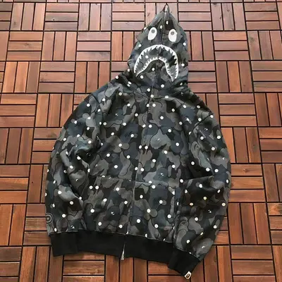 ¥~275 BAPE HOODIE FLEECE 55012635 (im 176CM 58KG iwear size L in the photo)