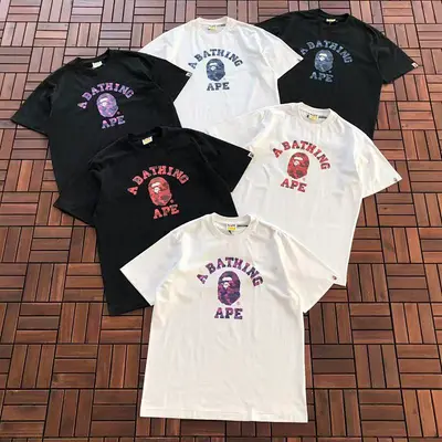 ￥~109 BAPE T-SHIRT 55012626 (im 180CM 68KG iwear size L in the photo)
