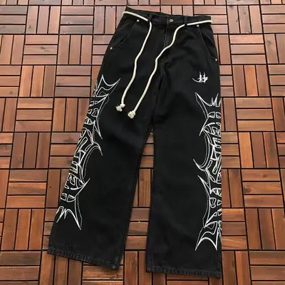 ￥~359 HELLSTAR JEANS 55012715 (im 176CM 58KG iwear size M in the photo)