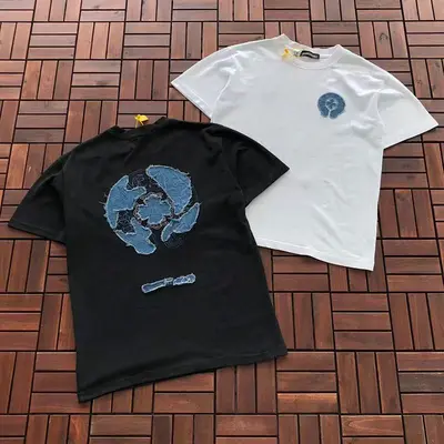 ￥~115 CH🔥OM🔥 HE🔥RTS T-SHIRT 77012702 (im 176CM 58KG iwear size M in the photo)