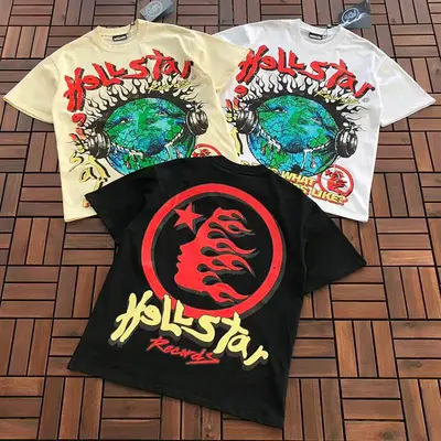 ￥~95 HELLSTAR T-SHIRT 55012977 (im 185CM 80KG iwear size S in the photo)