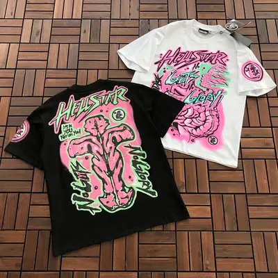 ￥~95 HELLSTAR T-SHIRT 55012976 (im 185CM 80KG iwear size S in the photo